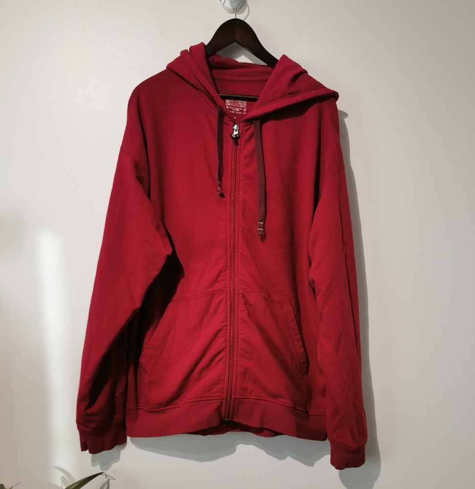 lululemon athletica Red Full-Zip Hoodie